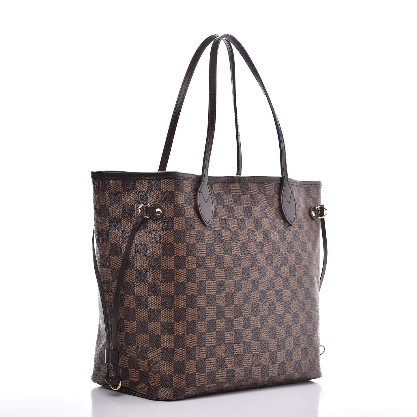 Damier Ebene Neo Neverfull MM Rose Ballerine