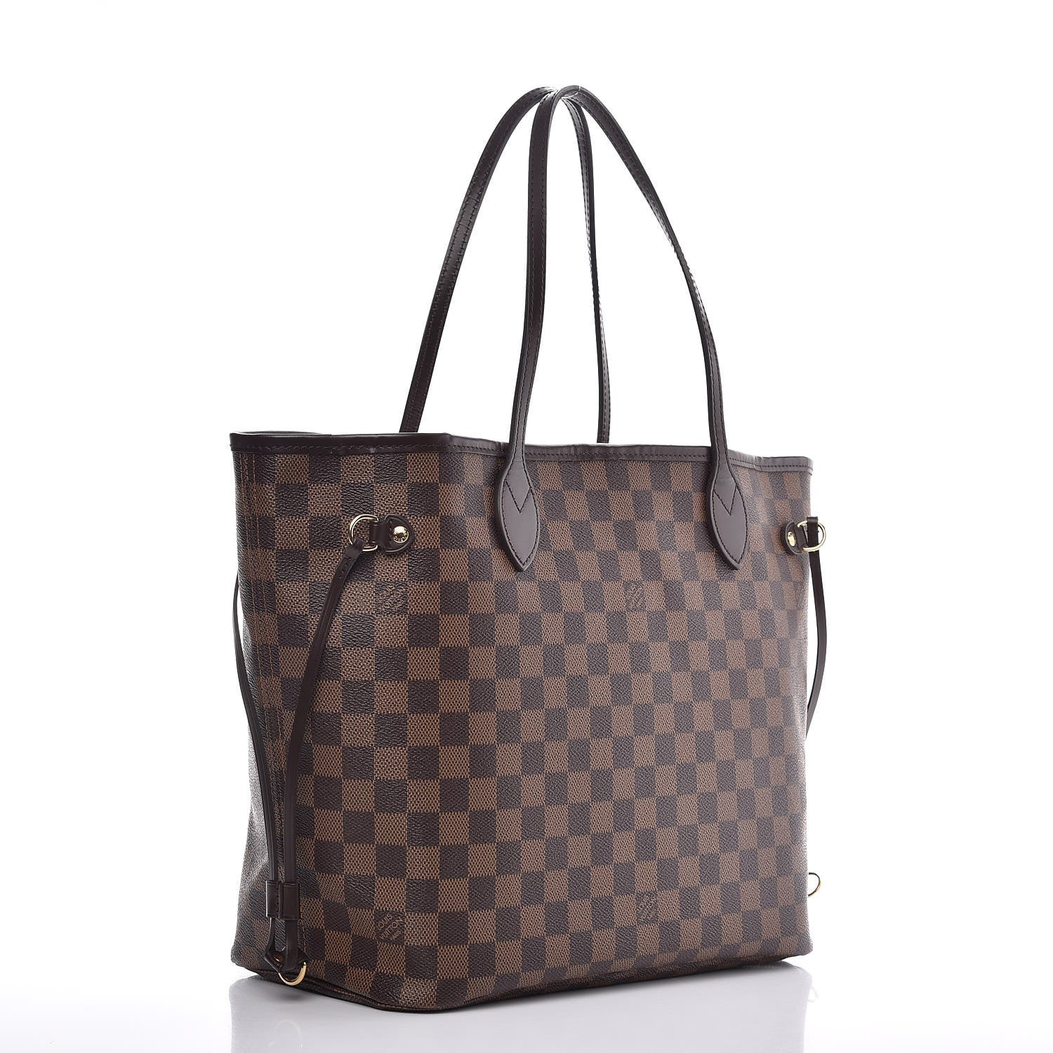 Louis Vuitton Damier Ebene Neo Neverfull MM Rose Ballerine 4 of 10