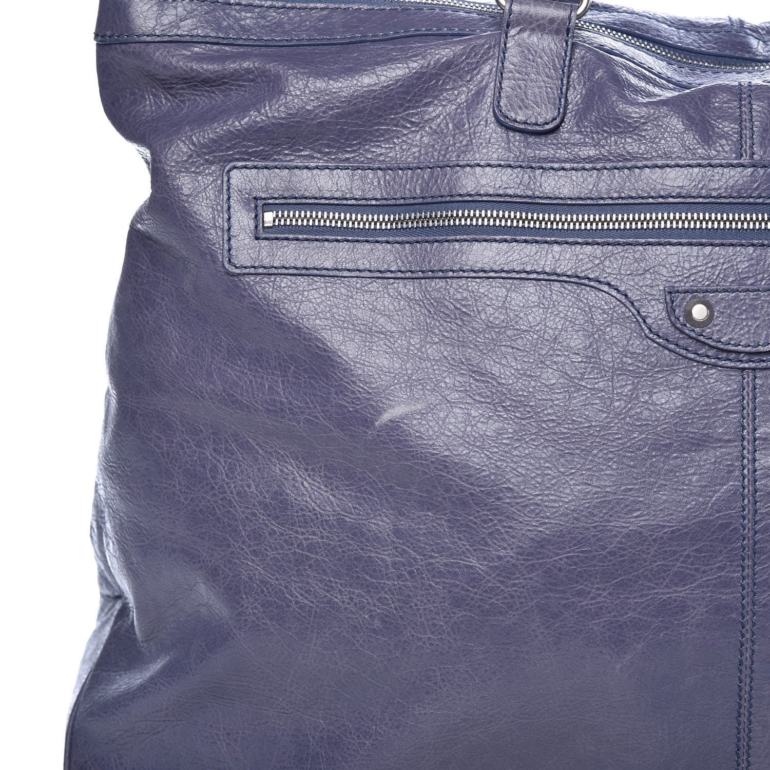 Balenciaga Agneau Classic Hardware Weekender Jacynthe 8 of 11