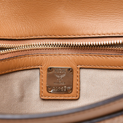 MCM Visetos Medium Patricia Wallet On Chain Cognac 8 of 11