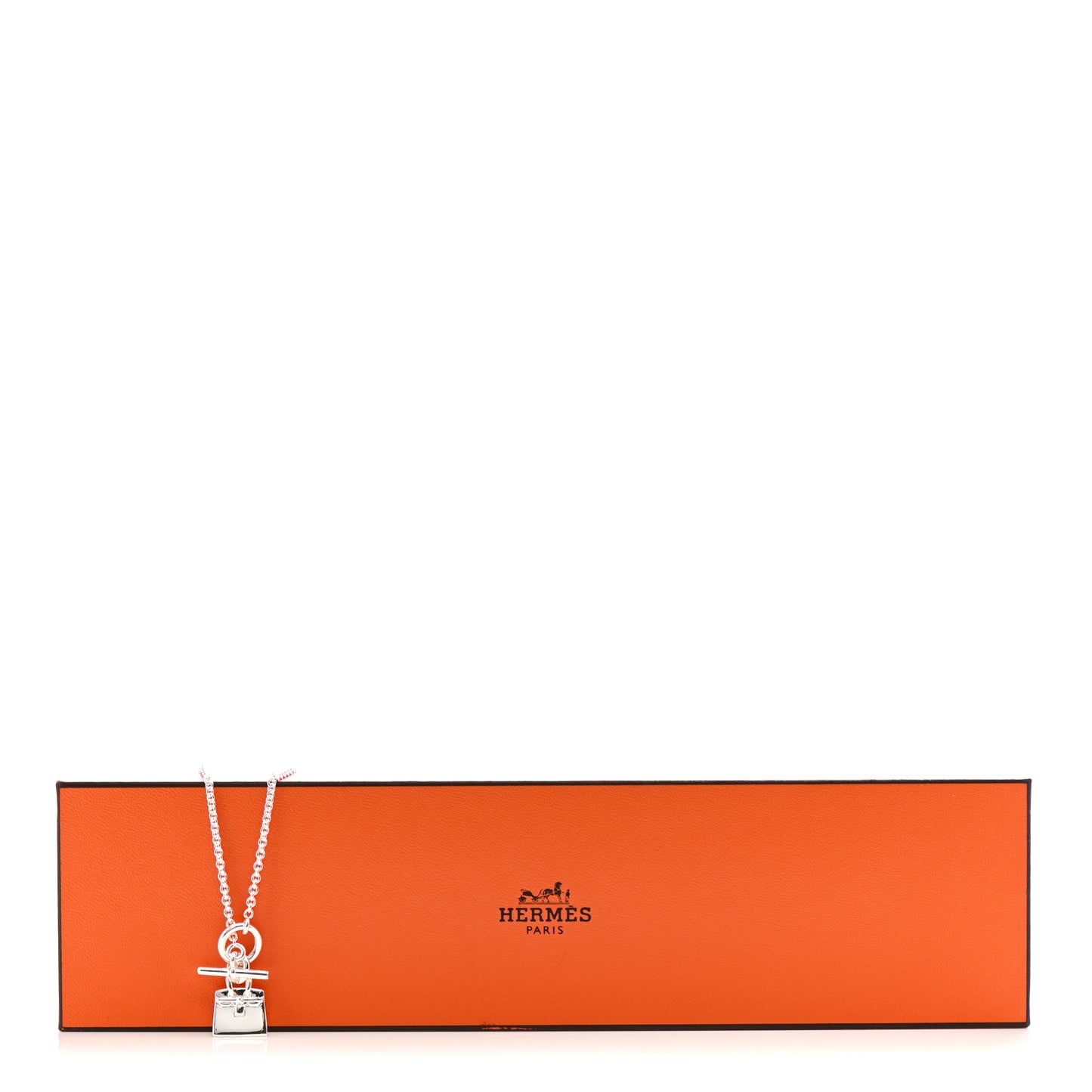 Sterling Silver Birkin Charm Pendant Necklace