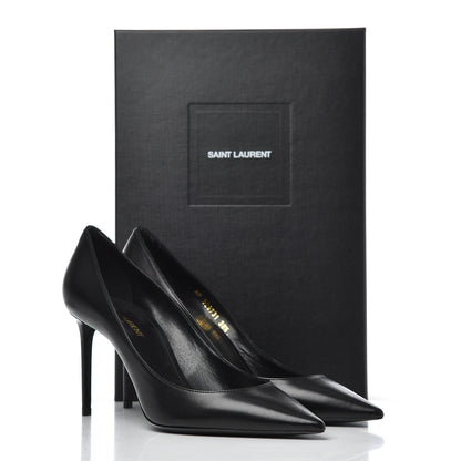 Saint Laurent Calfskin Zoe 85 Pumps 38.5 Black 11 of 11