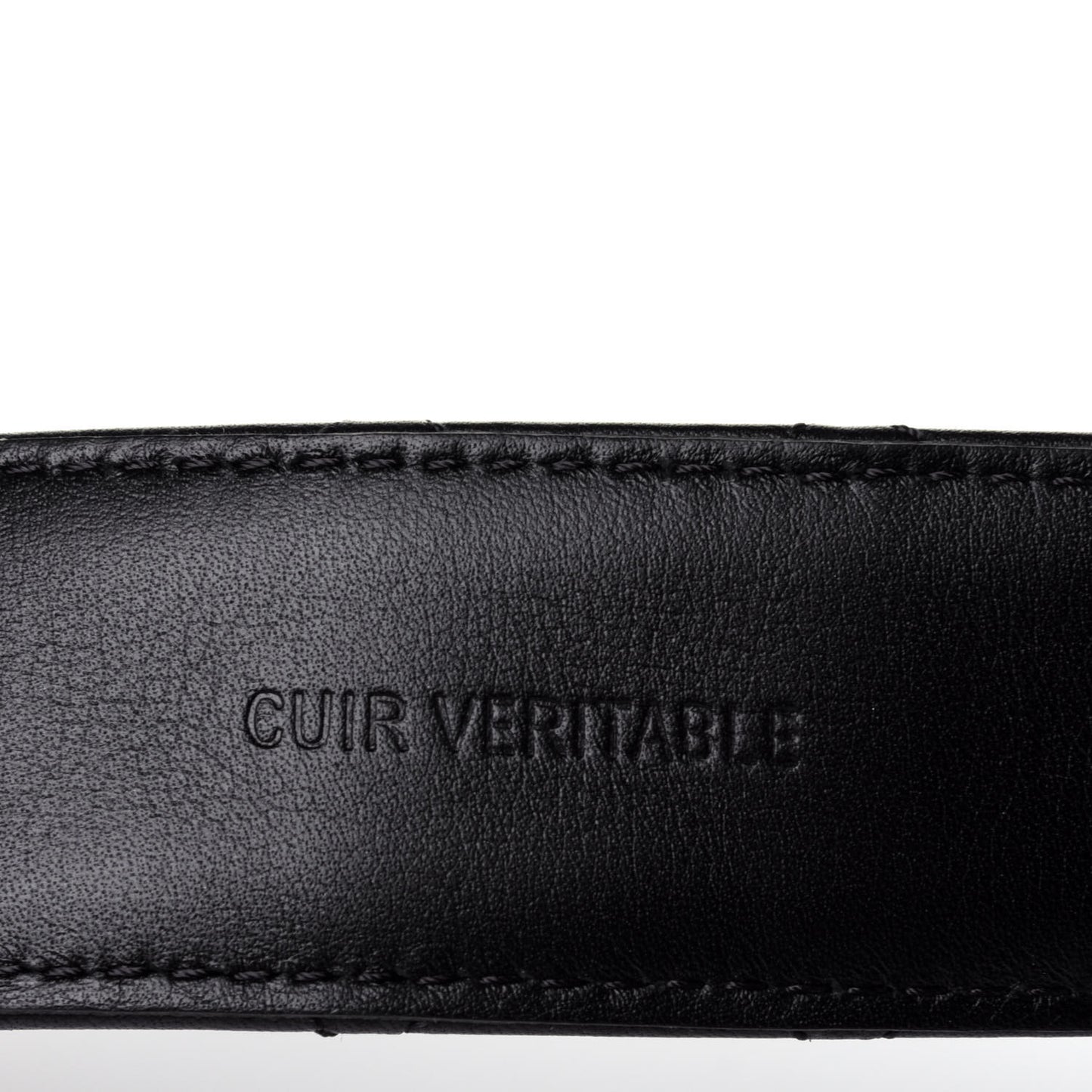 Lambskin Quilted CC Chain Belt 85 34 Black