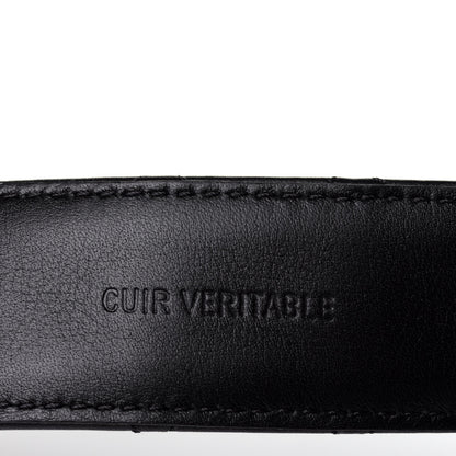 Chanel Lambskin Quilted CC Chain Belt 85 34 Black 5 of 9
