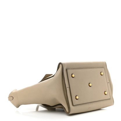 Celine Crisped Calfskin Tie Knot Tote Light Taupe 5 of 19