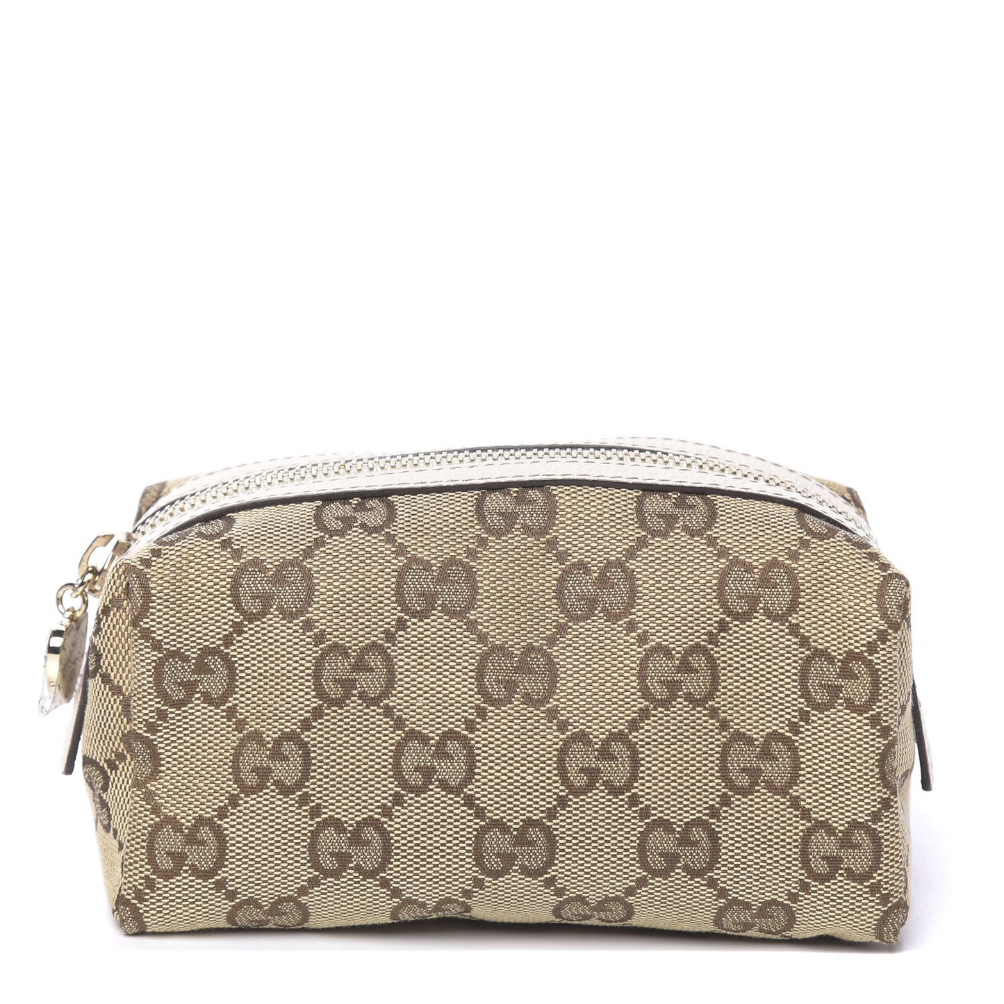 Monogram Small Cosmetic Case White
