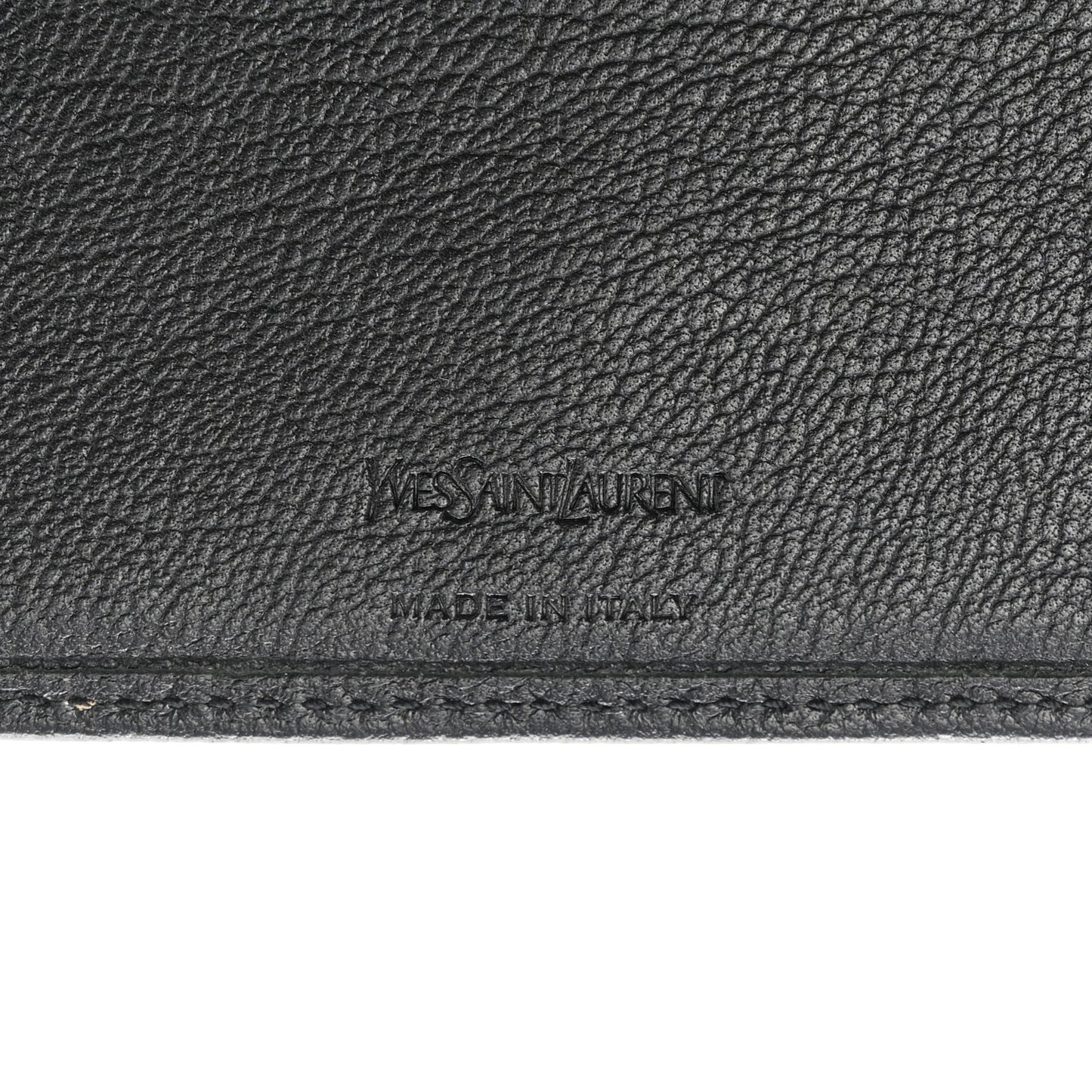 Goatskin Compact Wallet Black
