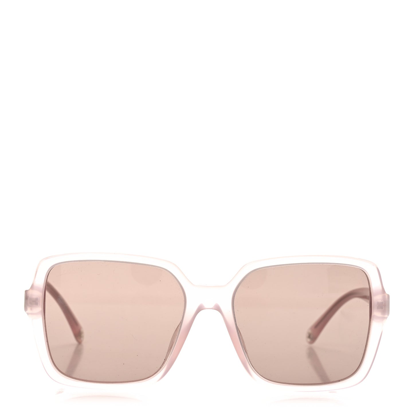 Acetate Square Sunglasses 5505 Light Pink