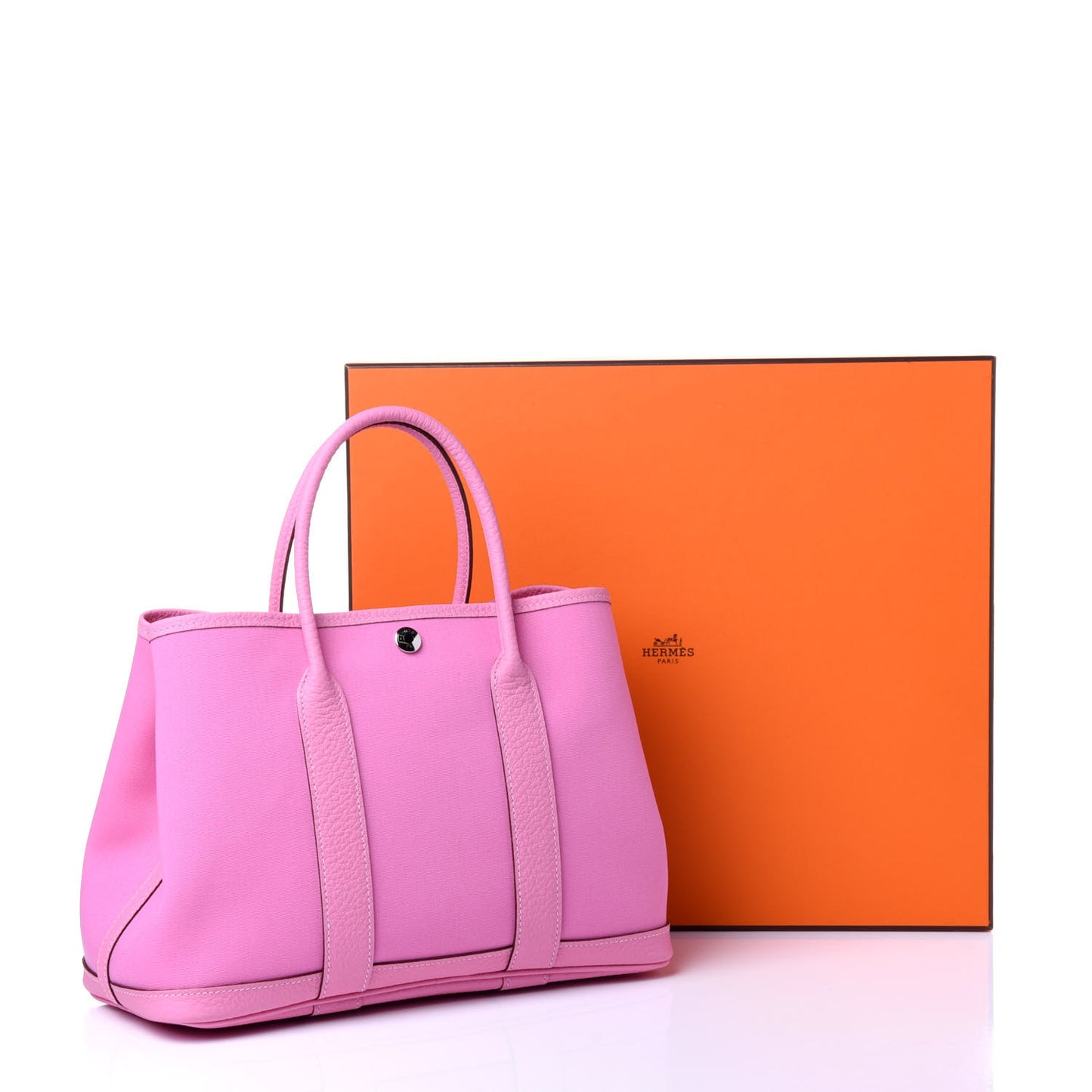 Toile Officier Vache Country Garden Party Tote 30 Pink