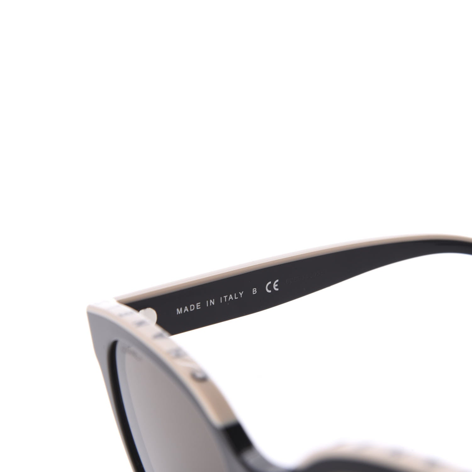Chanel Acetate CC Butterfly Sunglasses 5414 Black Beige 6 of 8