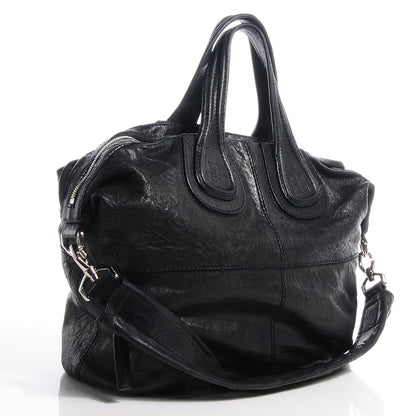Givenchy Wrinkled Lambskin Medium Nightingale Black 3 of 12