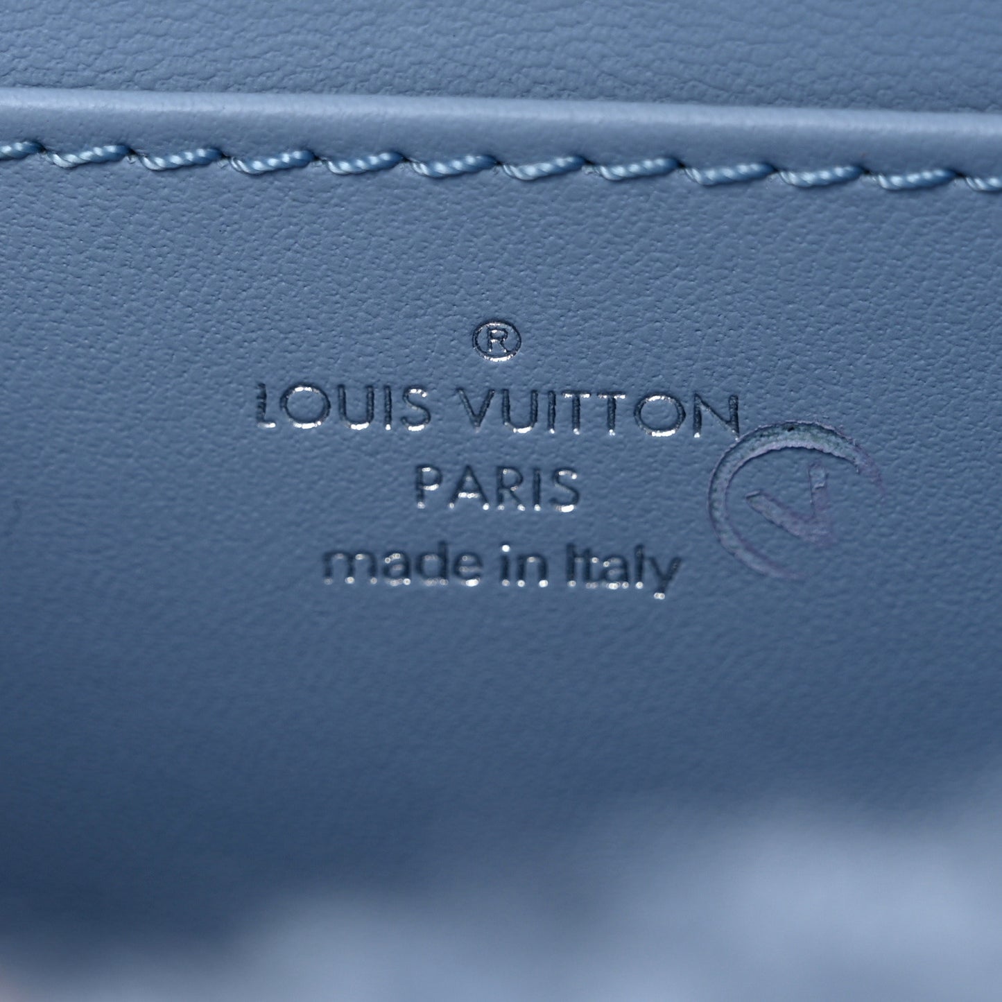 Shearling Twist Shoulder Bag MM Blue