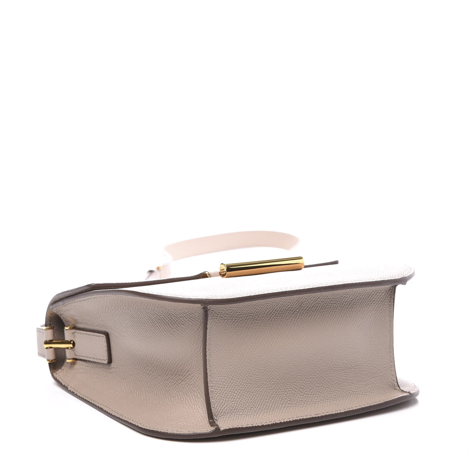 Tom Ford Grained Calfskin Small T Clasp Tara Crossbody Bag Silk Taupe 3 of 8