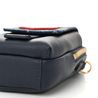 Louis Vuitton X NIGO Denim Monogram Flat Double Phone Pouch 9 of 9