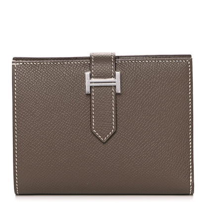 Hermes Epsom Bearn Compact Wallet Etoupe 1 of 11