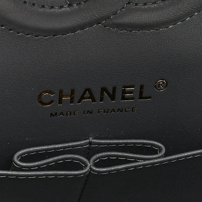 Chanel Caviar Quilted Medium Double Flap Dark Grey 6 of 9