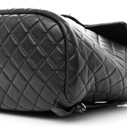 Chanel Lambskin Quilted Large Urban Spirit Backpack Black 10 of 10