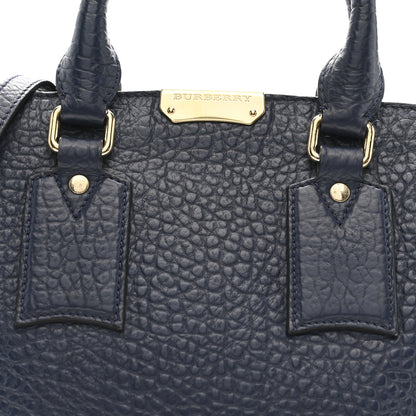Burberry Signature Grain Small Clifton Bag Navy Blue 8 of 14