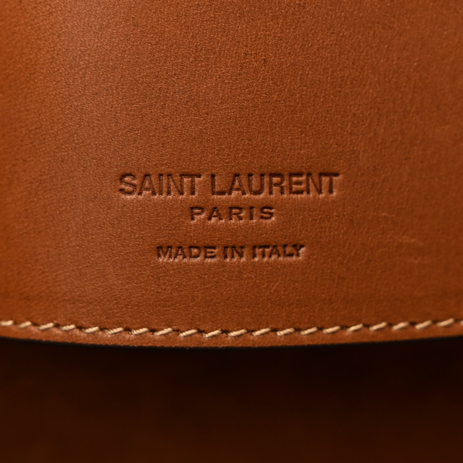 Saint Laurent Vegetable Le 37 Bucket Bag Brick 7 of 13