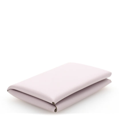 Hermes Evercolor Calvi Card Case Mauve Pale 4 of 8