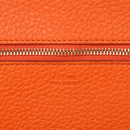 Celine Crisped Calfskin Small Tie Knot Tote Bright Orange 7 of 16
