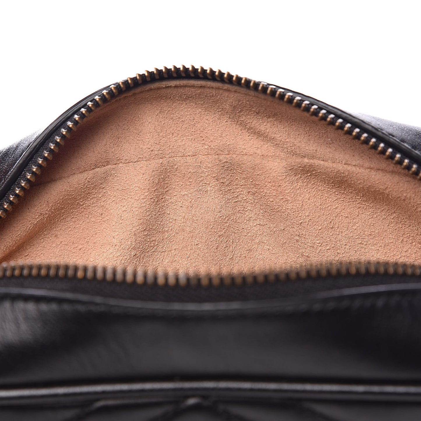 Calfskin Matelasse Mini GG Marmont Chain Shoulder Bag Black