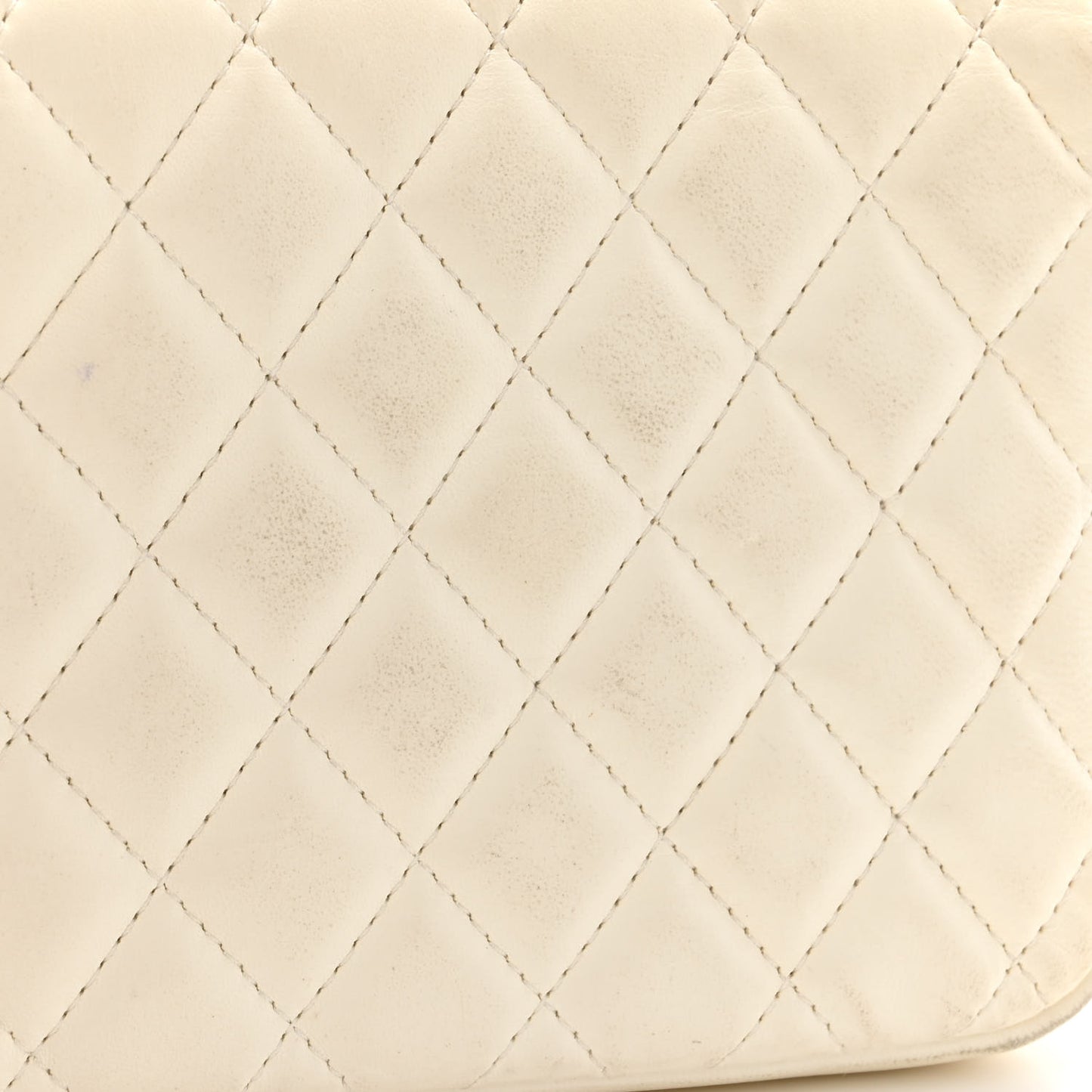 Lambskin Quilted Side Packs White Black