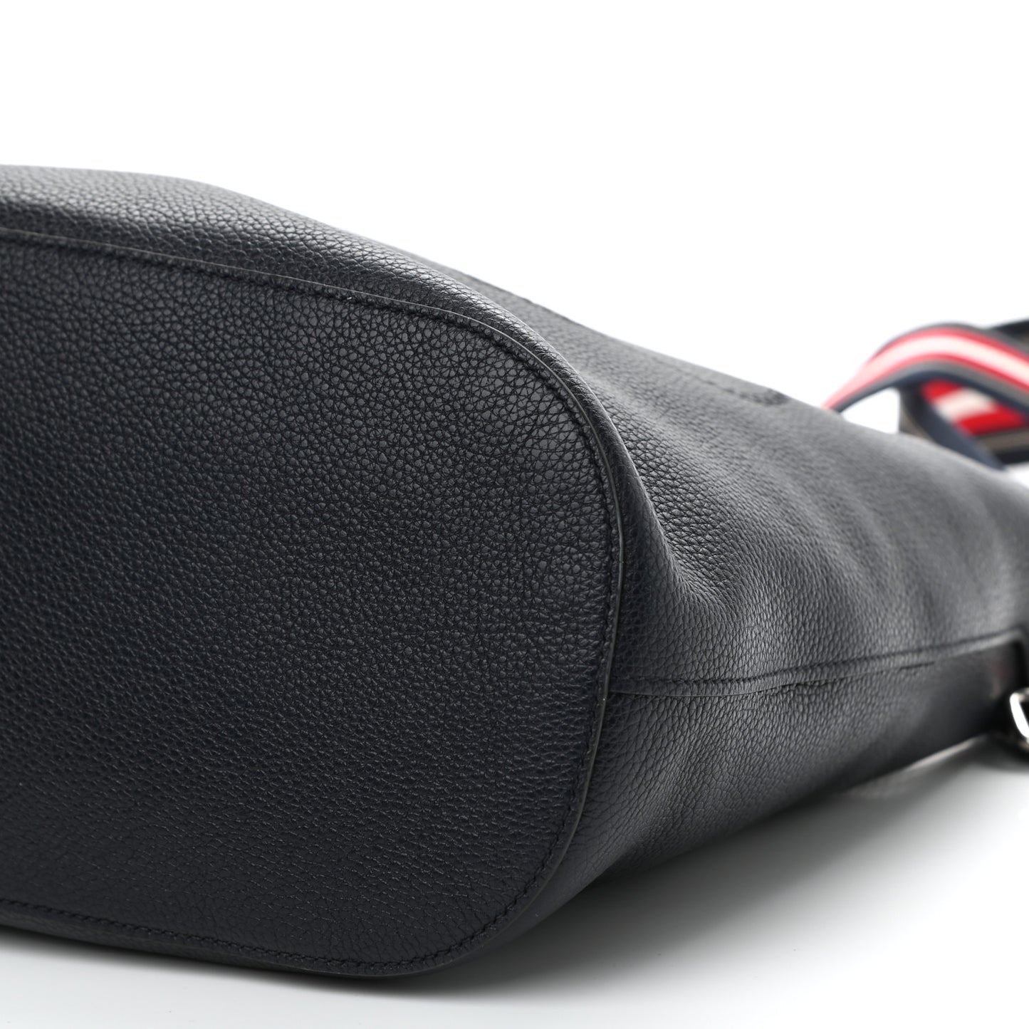 Vitello Daino Logo Crossbody Bag Baltico