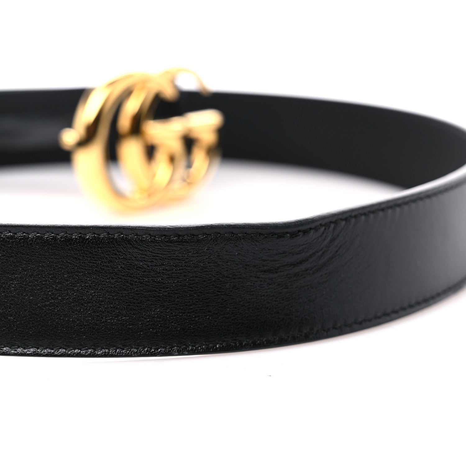 Gucci Plutone Calfskin Double G 30mm Belt 90 36 Black 5 of 7