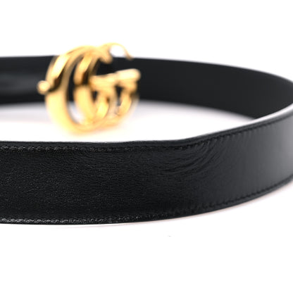 Gucci Plutone Calfskin Double G 30mm Belt 90 36 Black 5 of 7