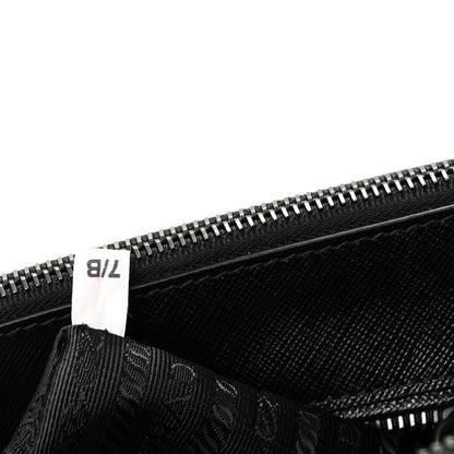 Prada Saffiano Lux Monochrome Large Galleria Double Zip Tote Black 7 of 10