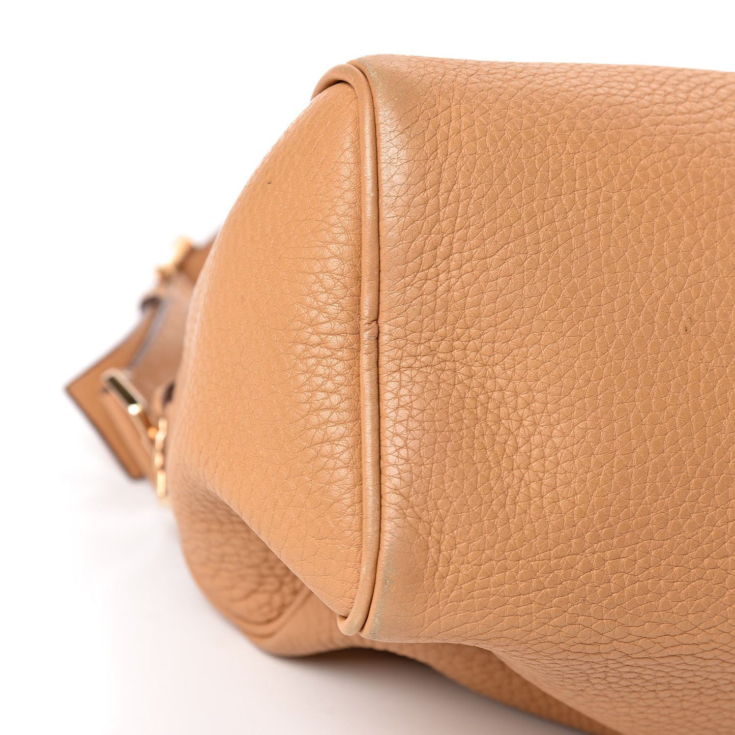 Vitello Daino Shoulder Bag Sabbia