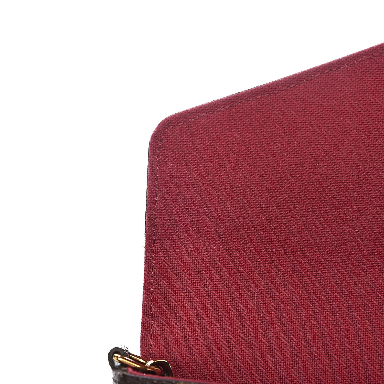 Louis Vuitton Monogram Pochette Felicie Chain Wallet Fuchsia 9 of 16