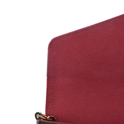 Louis Vuitton Monogram Pochette Felicie Chain Wallet Fuchsia 9 of 16