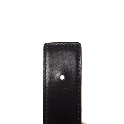 Hermes Box Togo 32mm Collier De Chien CDC Belt 80 Black Chocolate 7 of 8