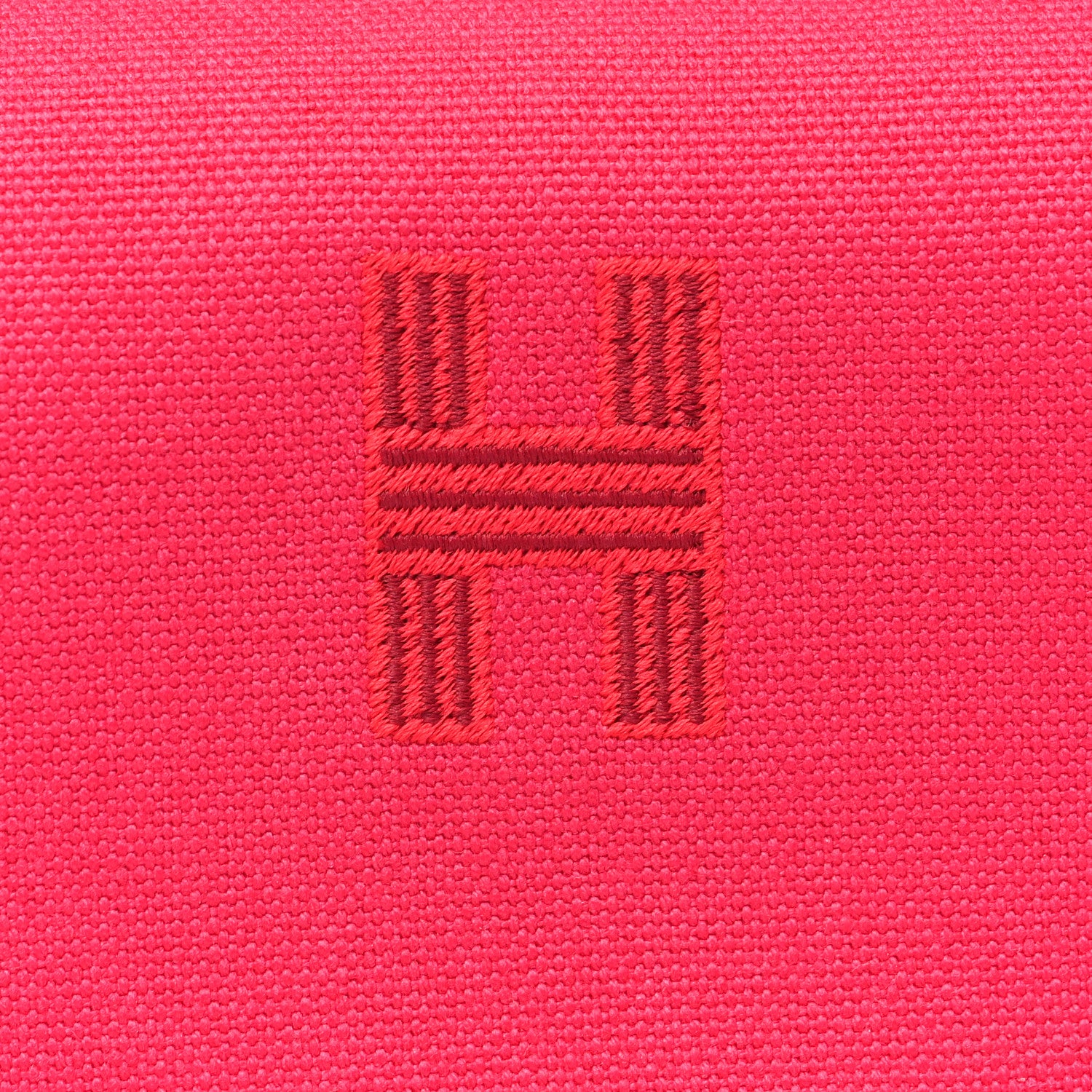 Hermes Canvas Large Bride-A-Brac Pouch Hibiscus 7 of 9