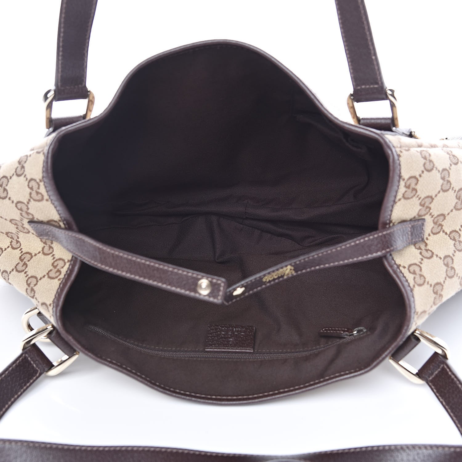 Gucci Monogram Medium Abbey Shoulder Bag Dark Brown 5 of 9