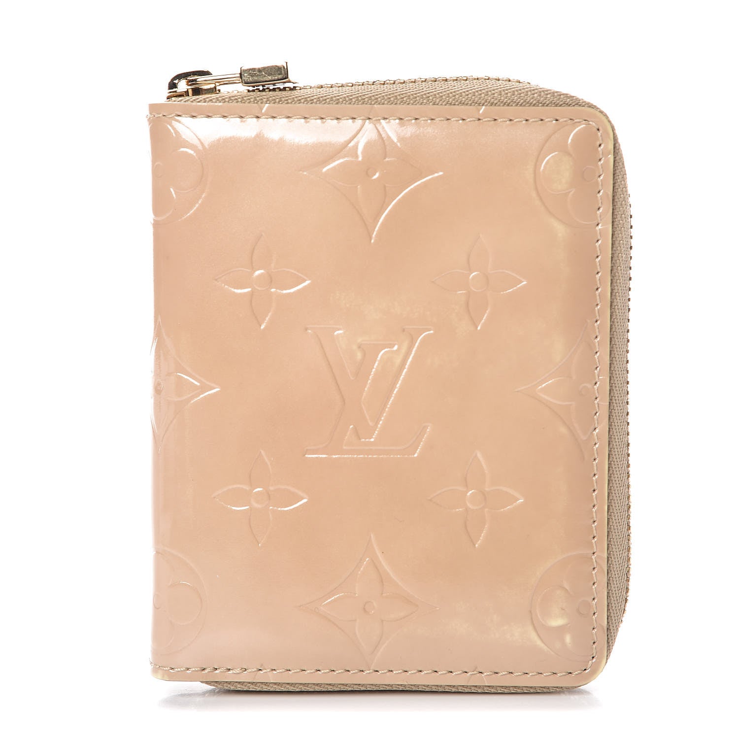 Louis Vuitton Vernis Broome Zip Wallet Beige 1 of 7