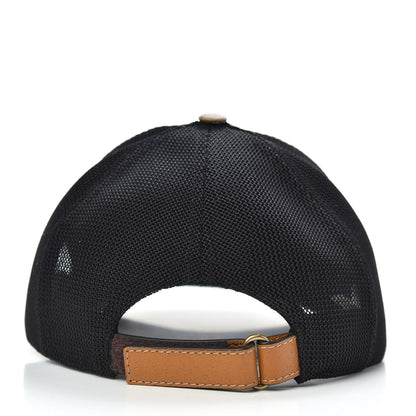 Gucci X DISNEY Mini Vintage GG Supreme Monogram Mickey Mouse Baseball Hat XL Beige Vintage Sun Oil 4 of 8