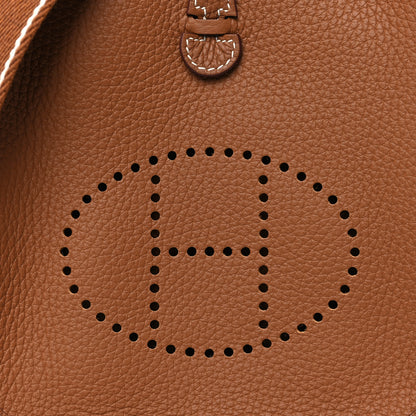 Hermes Taurillon Clemence Evelyne TPM Gold 8 of 10
