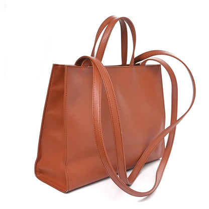 Telfar Vegan Leather Medium Shopping Bag Tan 3 of 9