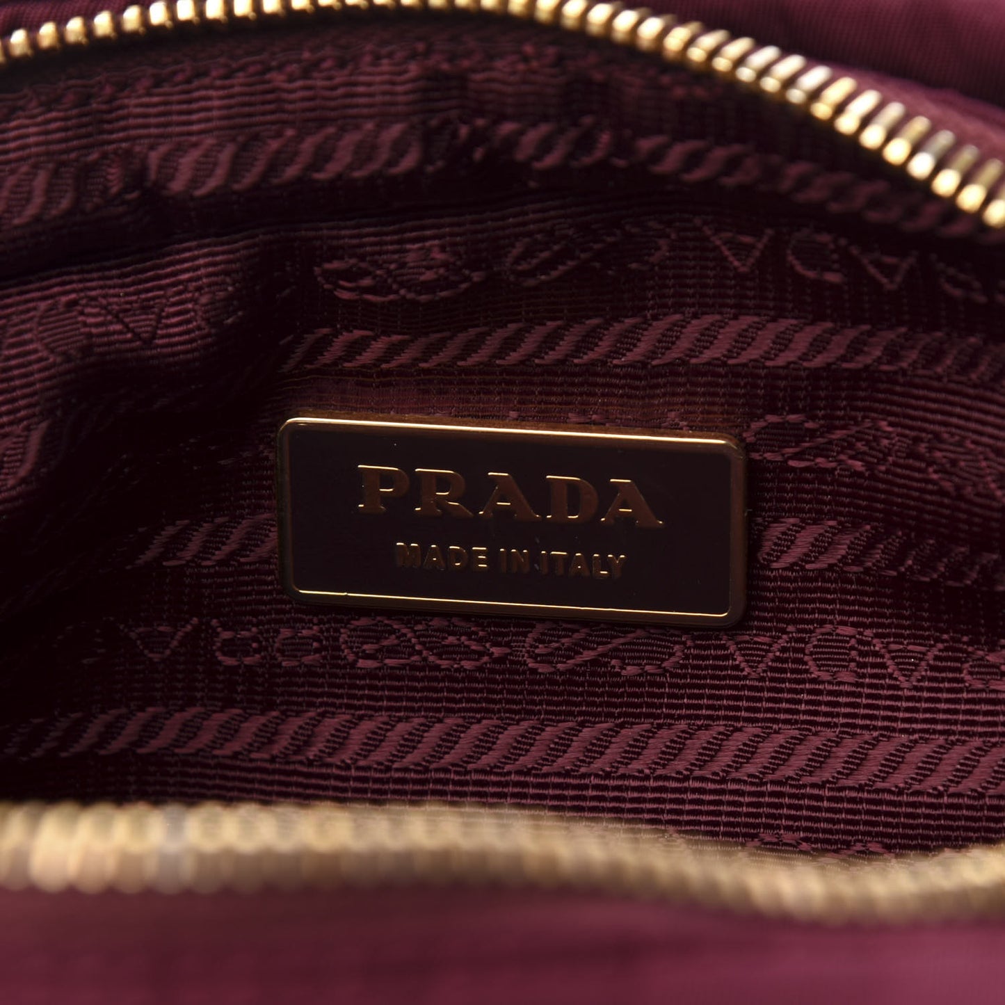 Tessuto Nylon Bow Camera Bag Bordeaux