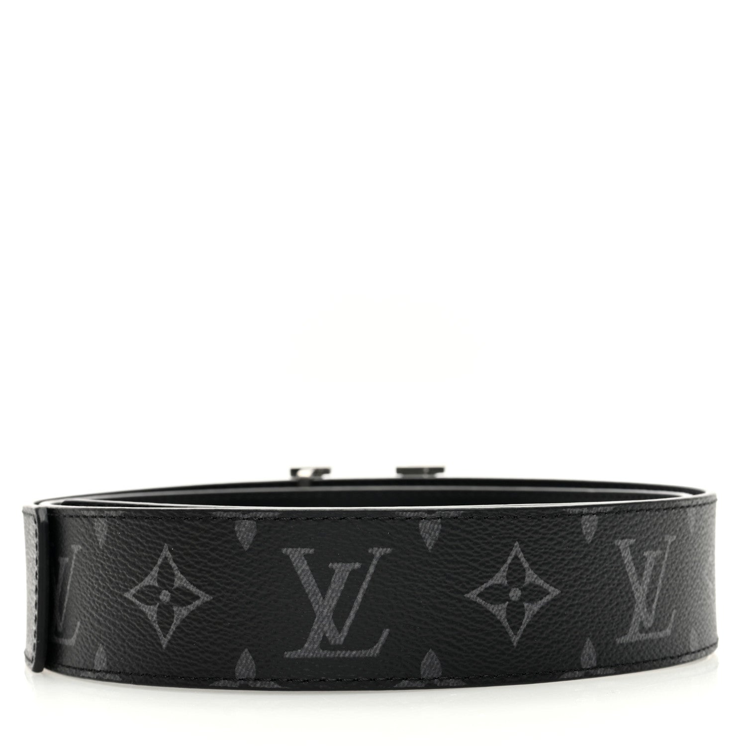 Louis Vuitton Monogram Eclipse 40mm LV Optic Belt 90 36 Black 2 of 4
