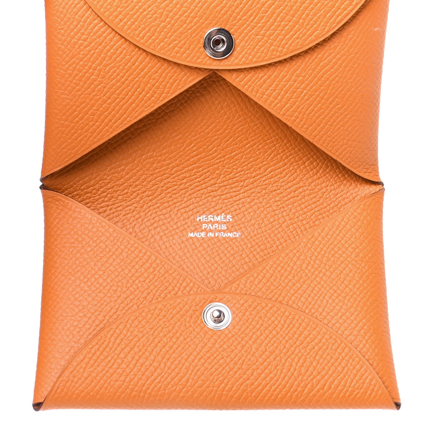 Epsom Calvi Card Case Abricot