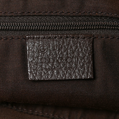 Gucci Crystal Monogram Shopping Tote Dark Brown 6 of 10