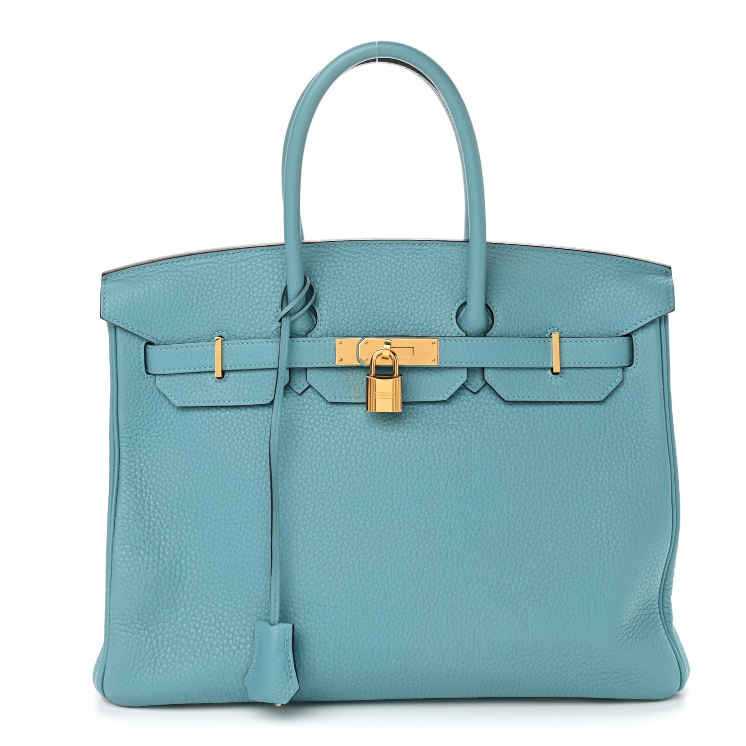 Hermes Taurillon Clemence Birkin 35 Bleu Saint Cyr 1 of 12