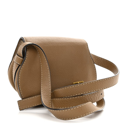 Chloe Calfskin Mini Marcie Round Crossbody Bag Nut 3 of 8