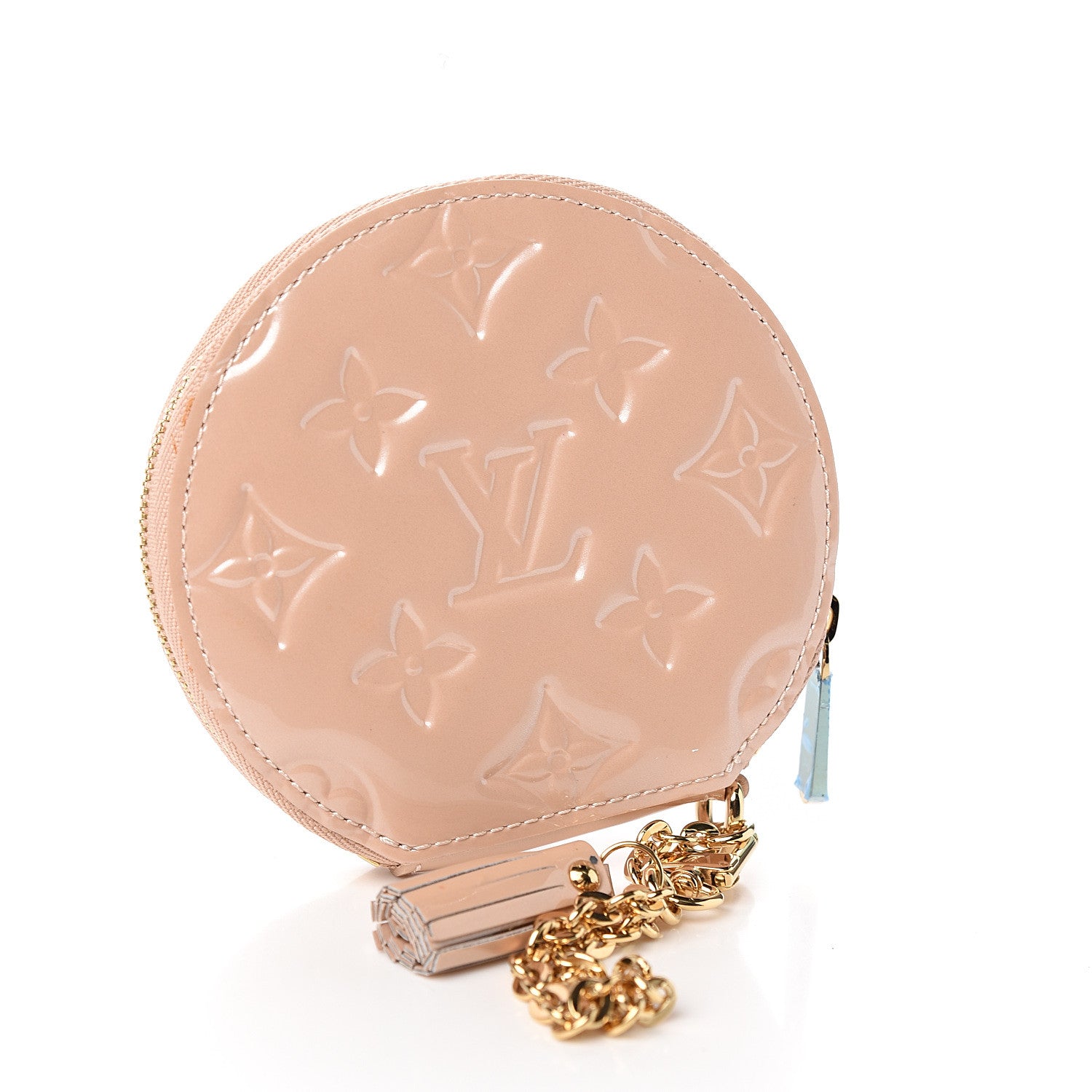 Louis Vuitton Vernis Animania Oiseau Songbird Coin Purse Rose Florentin 2 of 5