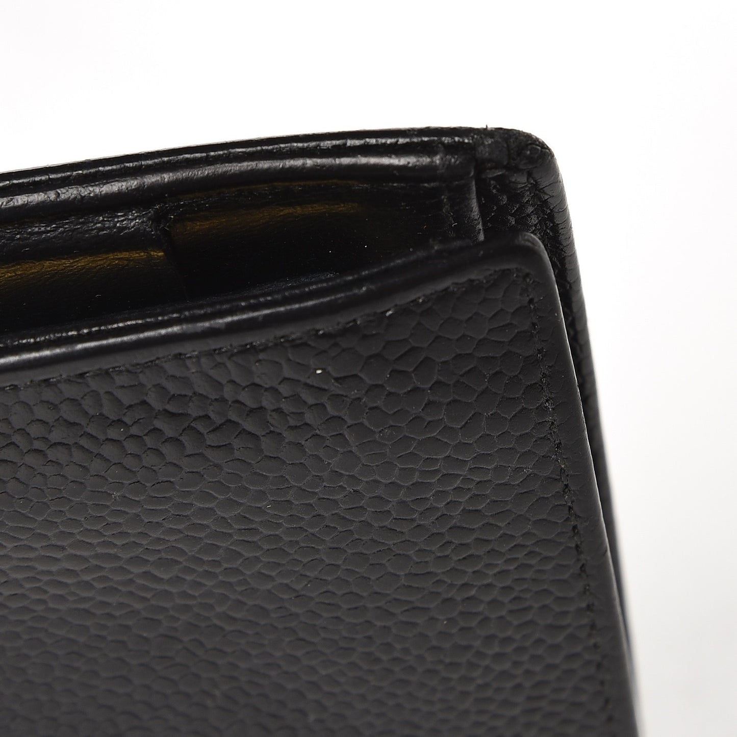 Caviar Timeless CC French Wallet Black