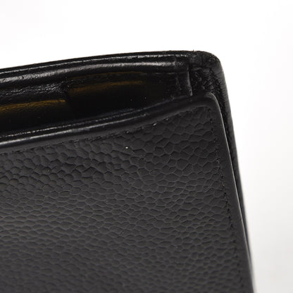 Chanel Caviar Timeless CC French Wallet Black 9 of 11